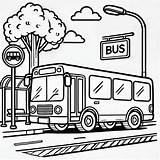 Bus Coloring Pages To Print  Free Printable sketch template