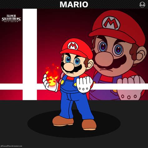 SSBU - Mario by GrasonPane on DeviantArt