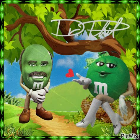 Green Dr. Phil M&M - Free animated GIF - PicMix