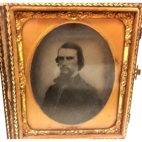 Daguerreotype of a gentleman in a leather case | Leather case, Unique ...