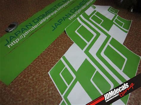 JDMdecals Garage: JDM Flag Stripe Decal Project