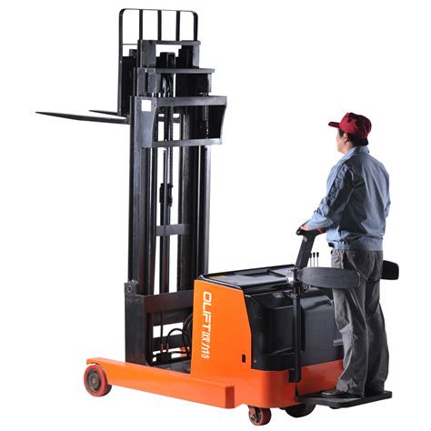 Electric Reach Stacker-TM - Glass lifter,Forklift truck,Scissor lift—Qingdao Olift Equipment Co ...