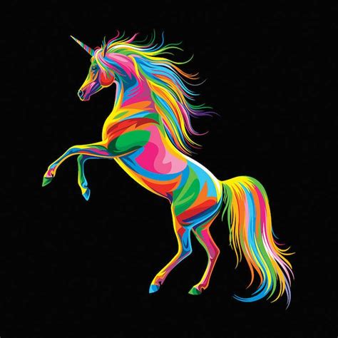 Unicorn Canvas Art Print by Bob Weer | iCanvas | Unicorn painting, Colorful animal paintings ...