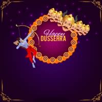 Dussehra Template | PosterMyWall