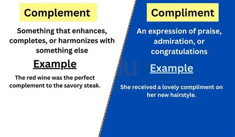 Complement vs. Compliment-Difference between and Examples