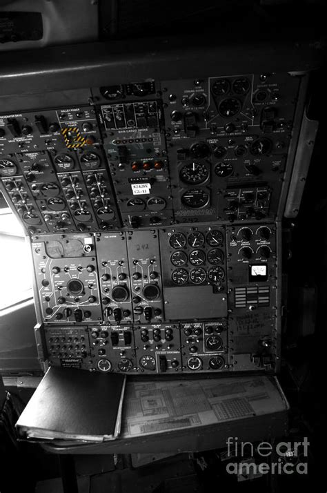 Old Boeing 727 Cockpit Photograph by Micah May