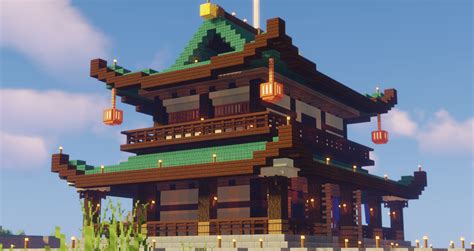 How To Build A Japanese Temple In Minecraft - Encycloall