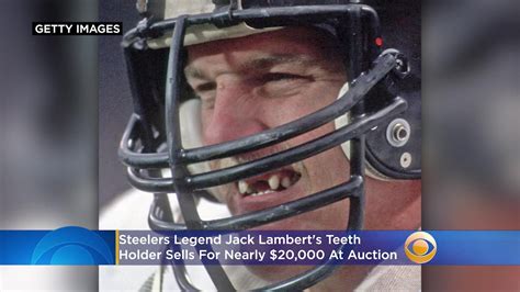 Steelers Legend Jack Lambert's Teeth Holder Sells For Nearly $20,000 At ...