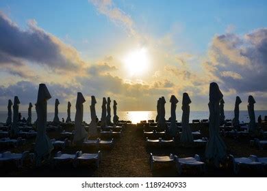 Beach Eforie Nord Sunrise Stock Photo 1189240933 | Shutterstock