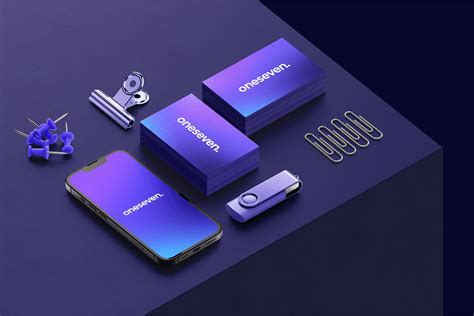 Oneseven Rebrand on Behance