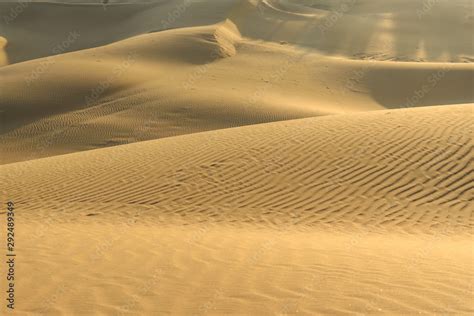 Sand dunes in Thar desert. Jaisalmer. India Stock Photo | Adobe Stock