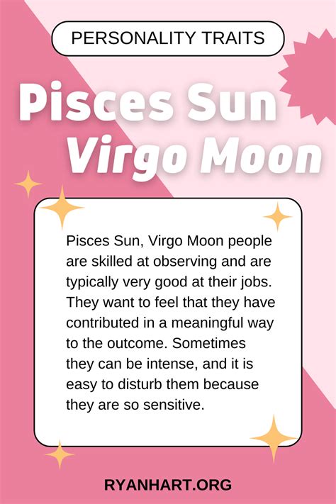 Pisces Sun Virgo Moon Personality Traits | Ryan Hart