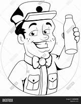 The Milkman Colouring Pages Sketch Coloring Page sketch template