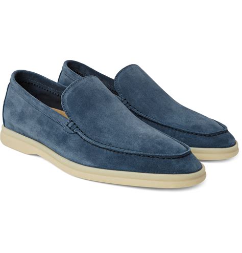 Loro Piana - Summer Walk Suede Loafers | Loafers men, Mens designer loafers, Suede shoes men