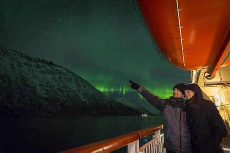 Northern Lights at sea - Aurora cruises - Fjord Travel Norway