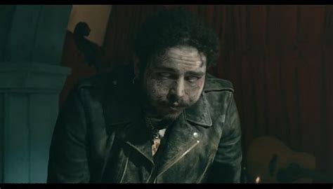 Post Malone embraces zombie fate in cinematic "Goodbyes" video