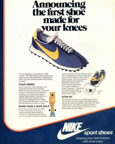 Nackt Erbe Vier vintage nike print ads Emotion Weint Unschuldig