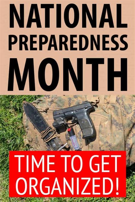 National Preparedness Month - Time To Get Organized