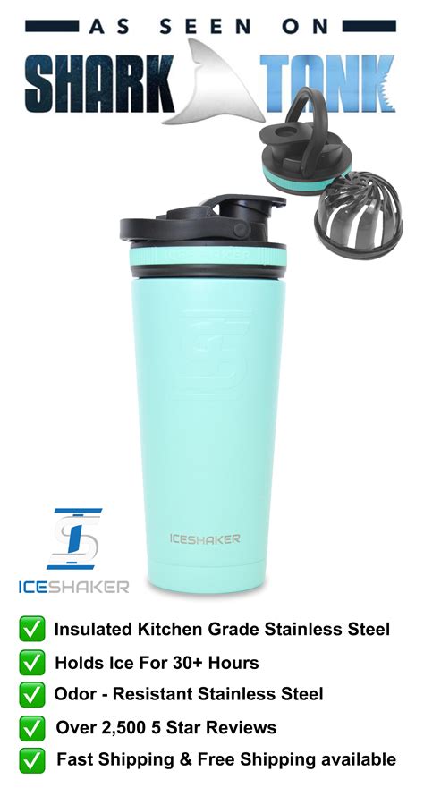 ICE SHAKER Stainless Steel Insulated Bottle as seen on Shark Tank. Diy Gifts, Great Gifts ...