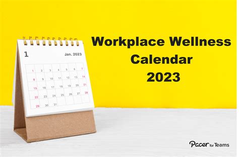 Workplace Wellness Calendar 2023