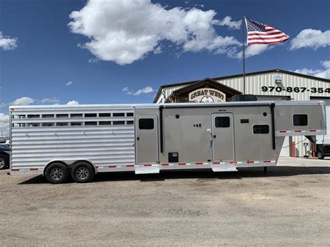 2016 Exiss 8032 Stock Combo with 10 Living Quarters Horse Trailer | Near Me