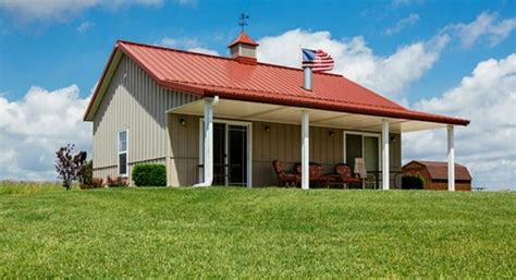 30x40 Metal Building Home - The interior is so Cozy