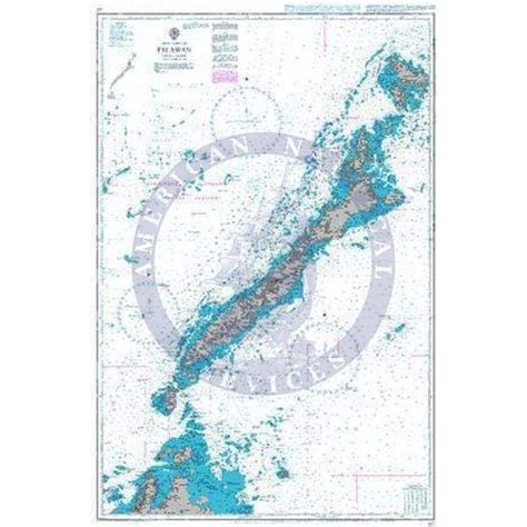 British Admiralty Nautical Chart 967: Palawan - Amnautical