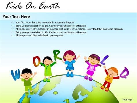 Kids on Earth Powerpoint Presentation Slides | PowerPoint Slides Diagrams | Themes for PPT ...