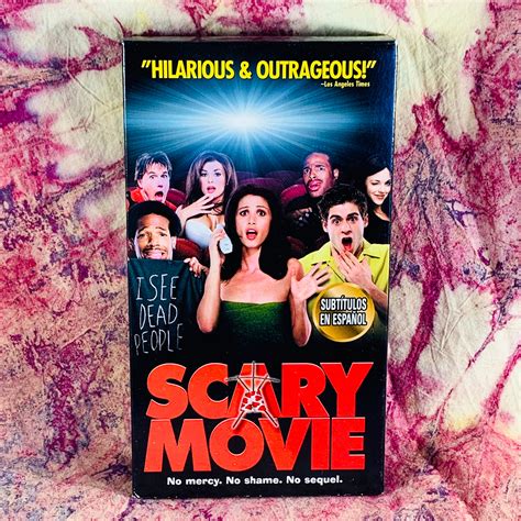 Scary Movie VHS Tape Subtitles En Espanol Video Tape 90's Cult Movie Horror Flick Comedy Movie ...