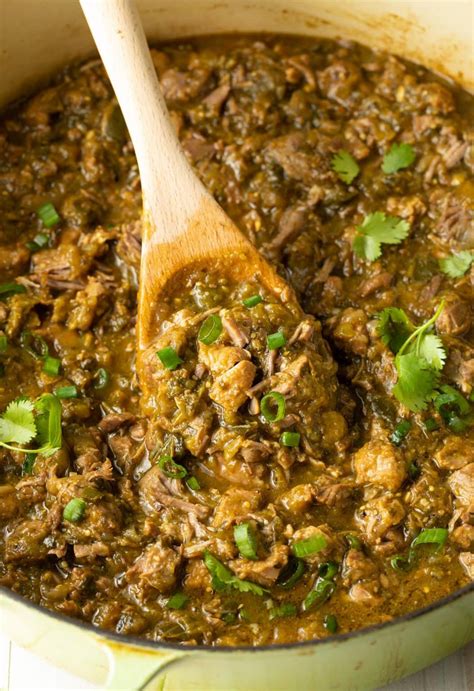 Pork Green Chili Recipe (New Mexico Chile Verde) - A Spicy Perspective