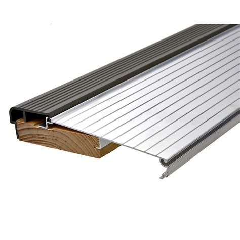 Frost King E/O 5-5/8 in. x 3 ft. Silver& Brown Fixed Sill Threshold-TS36A - The Home Depot