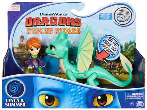 TV & Movie Character Toys DreamWorks Dragons Rescue Riders DAK & WINGER Action Figures with ...