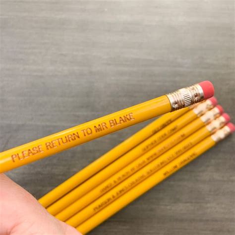 Personalized custom pencils 100. bulk order 100 pencils for | Etsy