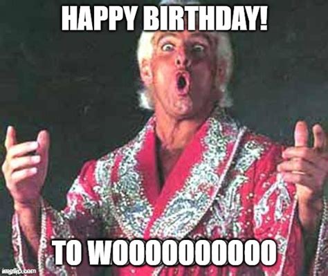 Ric Flair says Happy Birthday - Imgflip