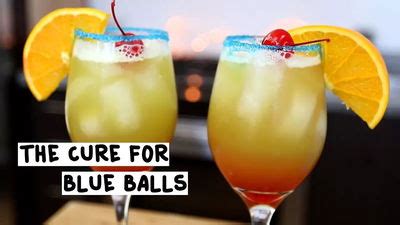 The Cure For Blue Balls Cocktail Recipe