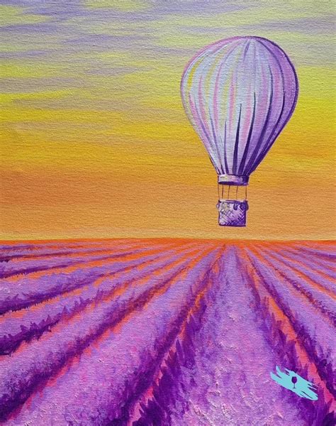 High on Lavender - Champainting