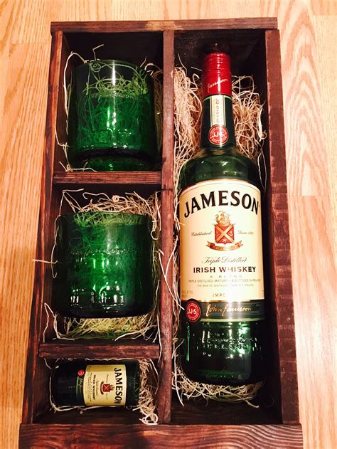 Jameson Whiskey Gift Set 2 Rocks Glasses and 1 Shot - Etsy