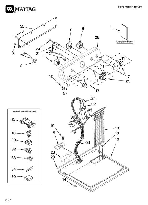 Maytag Dryer: Maytag Dryer Parts Diagram