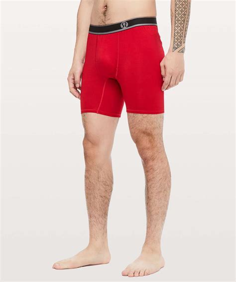 Lululemon Game On Boxer Brief *7.5" - Dark Red - lulu fanatics