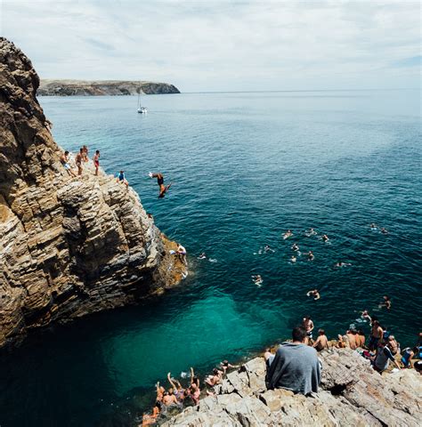 Second Valley Cliff Jumping In South Australia