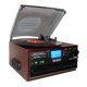 Boytone BT-22C Bluetooth Record Player Turntable AM/FM Radio Cassette ...