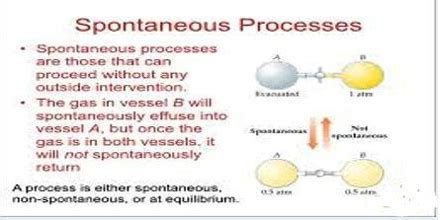 Spontaneous Process in Thermodynamics - QS Study