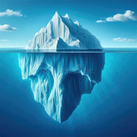 Tip of the Iceberg. Hidden Challenges: the Iceberg Effect in Problem-Solving Background Stock ...