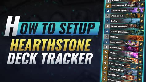 How to Setup a Hearthstone Deck Tracker - YouTube