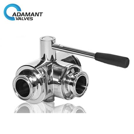 Good Properties of Sanitary 3-Way Ball Valve - Adamant Live Valves