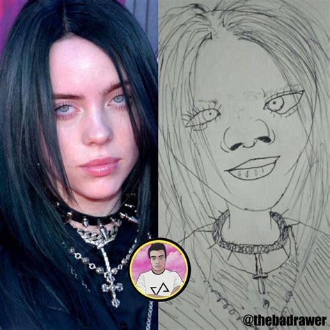 38 Funny Drawings Of Celebrities By Legendary TheBadDrawer | Bored Panda