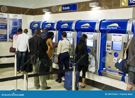 Gautrain - Sandton Station - Ticketing Editorial Photo - Image: 24919526