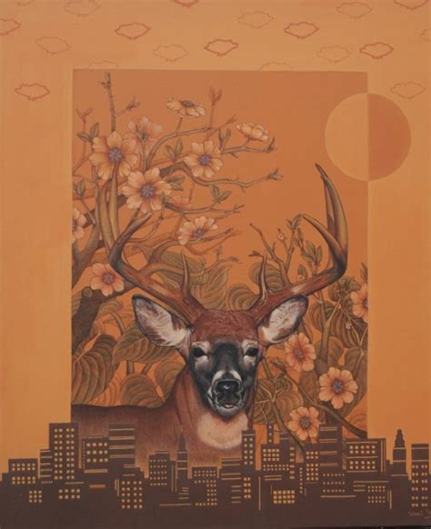 Deer painting | Deer acrylic painting | www.daughtor.com