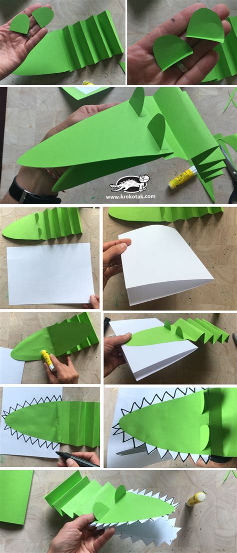 krokotak | PAPER CROCODILE CRAFT