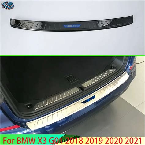 Voor Bmw X3 G01 2018 2021Car Accessoires Rvs Achterbumper Bescherming Vensterbank Buiten Trunks ...